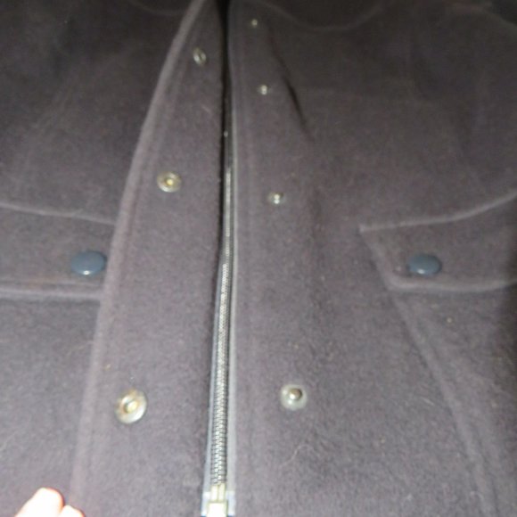 L. L. Bean Lambswool Pea Coat Large Petite - Picture 4 of 10